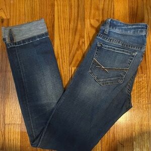 BKE Blue Ankle Cropped Jeans Versatile Denim